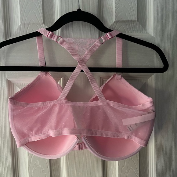 NWT 36DDD Pink Victoria Secret Racerback Bra - Picture 2 of 4